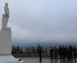 Gədəbəy rayonunda Ulu öndərin xatirəsi ehtiramla yad edilmişdir.