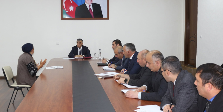 Rayon İcra Hakimiyyəti başçısının səlahiyyətlərini icra edən Natiq Nağıyev növbəti vətəndaş qəbulu keçirib