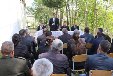 Rayon İcra Hakimiyyətinin başçısı Orxan Mürsəlov   Şahdağ və Çiçəkli kənd sakinləri ilə növbəti səyyar qəbul keçirib